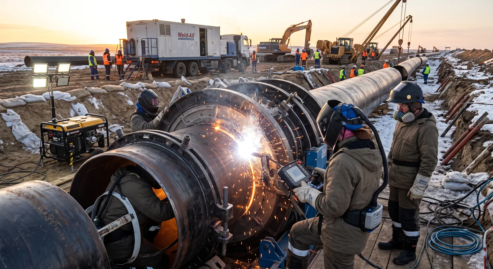 Контроль трассы газопровода